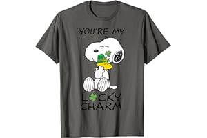 Peanuts St. Patrick's Snoopy Lucky Charm Clover T-Shirt