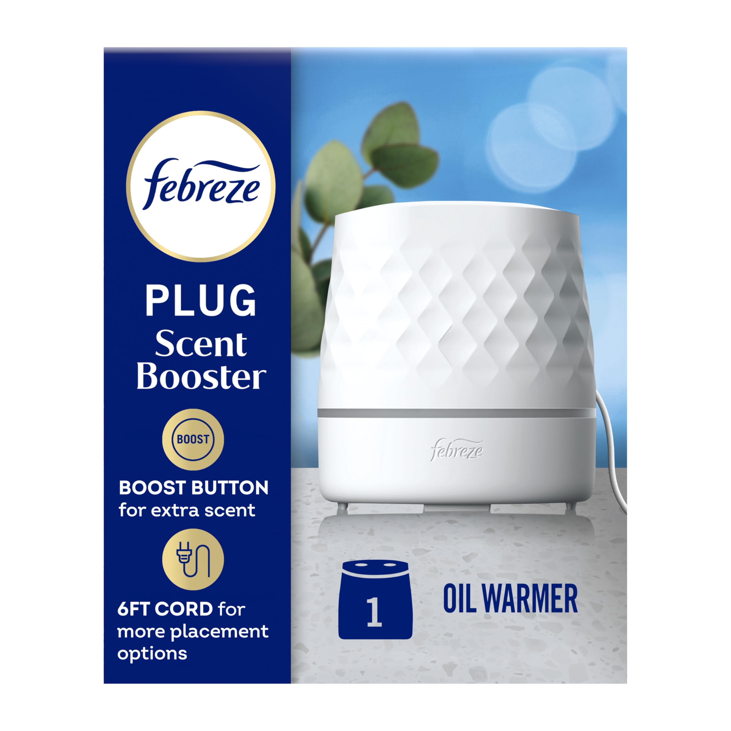 Photo 1 of Febreze Plug Scent Booster Continuous Scent Device Oil Diffuser, Compatible with Febreze Air Freshener Plug in Refills