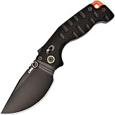 CJRB Doubletap Pocket Knife, 3.86" D2 Steel Blade, Recoil Lock V2, Black | Full-size Folding Knife with G10 Handle, Deep Carry Clip, 8.5oz Heavy-duty EDC Knife for Camping Hiking Survival J1970