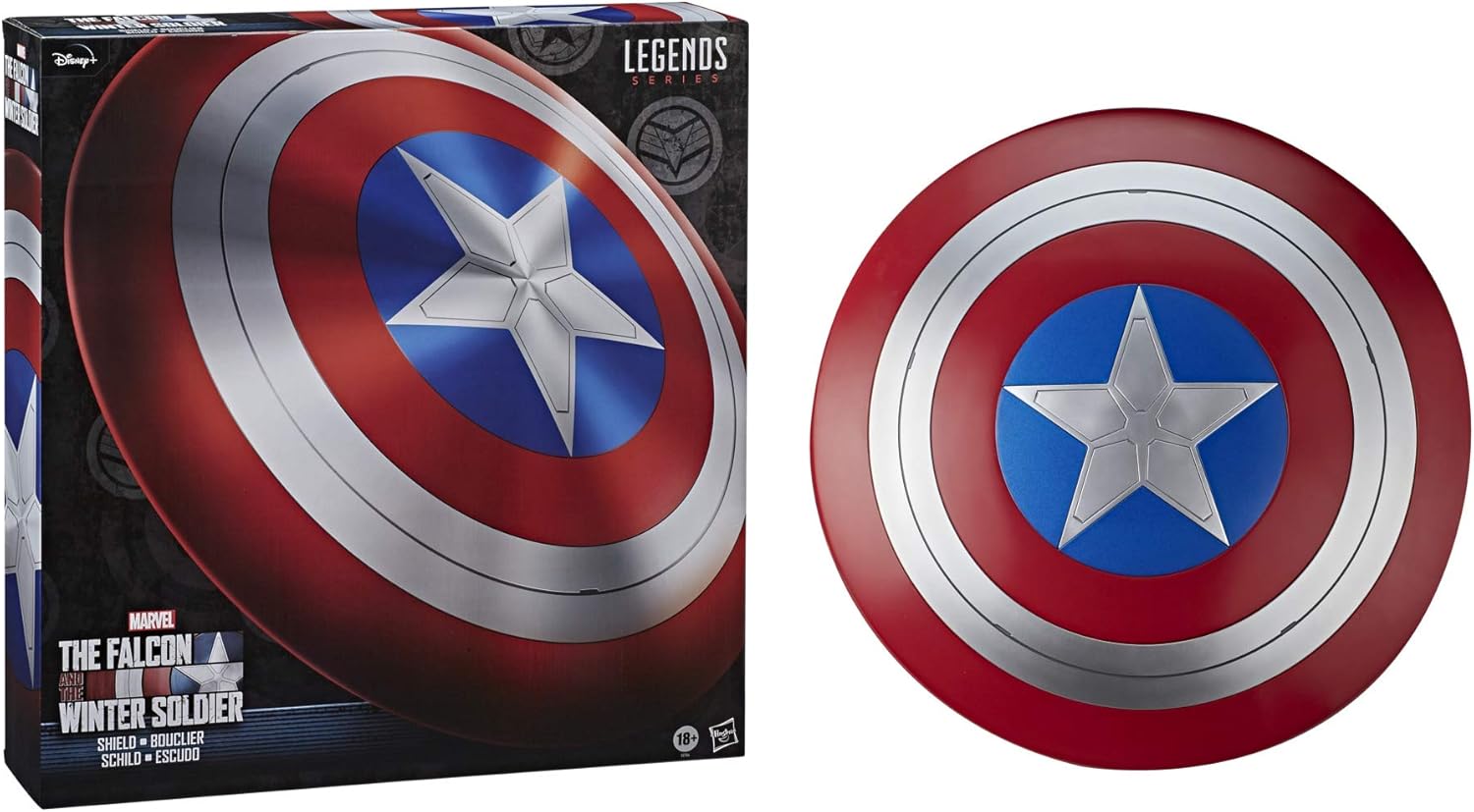 Amazon ハズブロ マーベルレジェンドシリーズ アベンジャーズ ファルコン ウィンター ソルジャー キャプテン アメリカ シールド レプリカ Hasbro Marvel Legends Series Avengers Falcon And Winter Soldier Captain America Premium Role Play Shield 並行輸入品