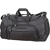 Miramrax Gym Bag Duffle Bags for Men Women with Shoes Compartment Sport Weekend Travel Overnight Carry On Bag for Tactical Military Travel Work Out Bags (2.0 Black)