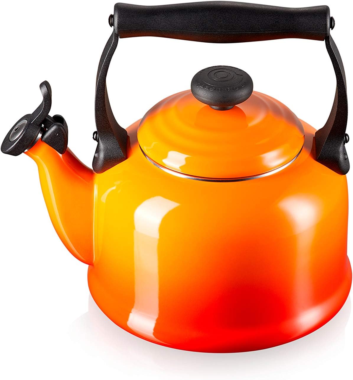 Le Creuset Traditional Kettle, 2.1 Litre, Volcanic, 2.1 Litres - Image 4
