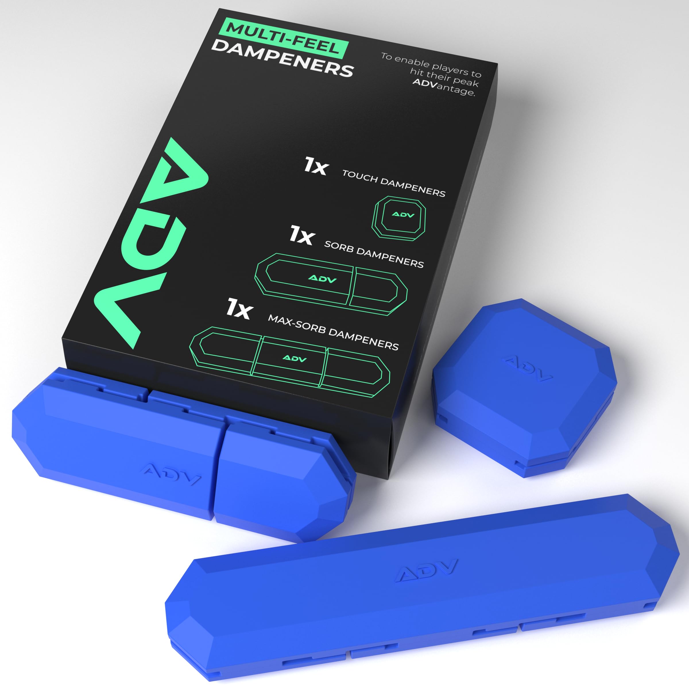 ADV Tennis Dampener with Custom Feel, Racket Shock