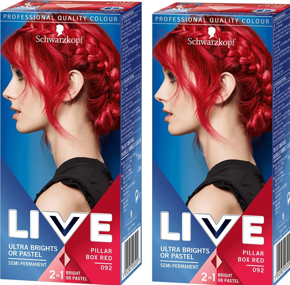 Schwarzkopf Live Color Xxl Ultra Brights 92 Pillar Box Red Semi 