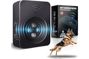 POOSEJZL Anti Barking Devices, Ultrasonic Dog Bark Deterrent Devices, Dog Barking Deterrent Devices, Dog Barking Stopper, Anti Barking Device for Dogs Long Range 50ft, Bark Box Indoor Outdoor for Dogs Training