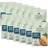 Simply Organic Chicken Flavored Gravy Mix, 0.85 Ounce 12-Pack, Certified Organic, Gluten-Free, Kosher, Rich Chicken Gravy