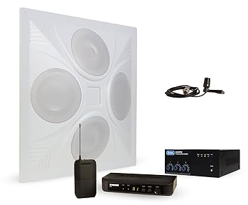 Wireless Meeting Room Sound System 1 Ceiling Speaker Mixer Amp