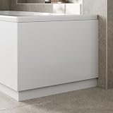 Aurora Modern 1700mm Bath Panel MDF White Gloss Adjustable Plinth view 2