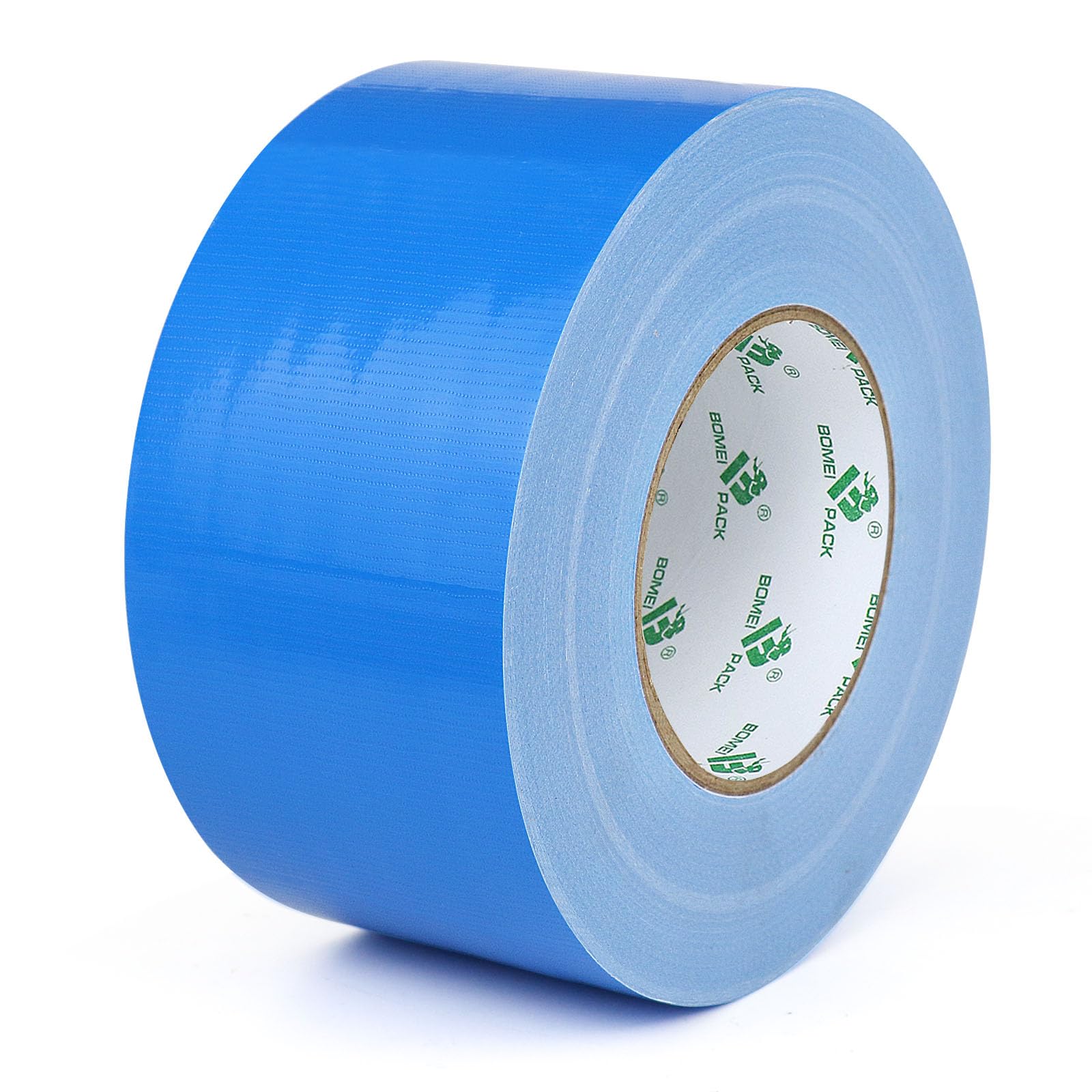 BOMEI PACK 1 Roll Blue Duct Tape Reinforced 75mm x 50m Heavy Duty Gaffer Tape for Ducts Fixing Repairing Bundling,craft DIY Labeling Floor Marking Carpet Edge Seaming,Moving Boxes Sealing