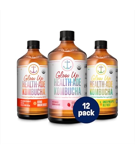 Amazon.com : Health-Ade Kombucha Tea Organic Drink, Fermented Tea