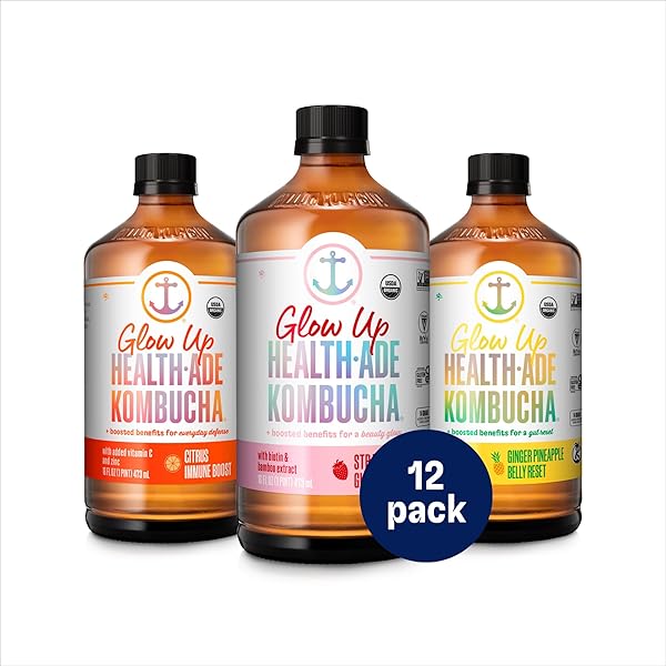 Amazon.com : Health Ade Kombucha Tea, Cayenne Cleanse, Gluten Free