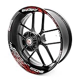 MC MOTOPARTS 17 inch Rim Wheel Graphic Decals S07B
