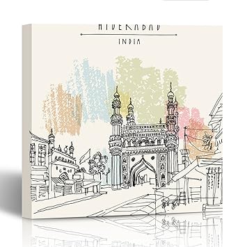 Amazon Com Emvency Pintura Arte De La Pared Impresion De Lona