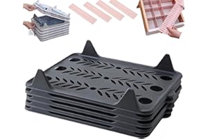 Stackable Closet Organizer, Stackable Clothes Folding & Storage Board, T-Shirt Organizer Board Set, Space-Saving, Wrinkle-Fre