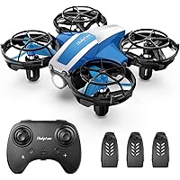 Holyton Mini Drone for Kids Beginners, Hand Operated Remote control Micro Quadcopter with 21 Mins Flight Time, Auto…