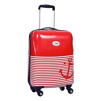 Genie Polycarbonate 68 cms Red Hardsided Check-in Luggage (MARINA24PCRED)