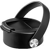 Soledea Flip lid for Hydro Flask Wide Mouth 32 40 oz with Flexible Handle, Replacement Coffee Lid for Hydro Flask, Simple Modern, ThermoFlask and More 12 oz-64 oz Water Bottles