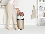 Brabantia NewIcon 20L Pedal Bin Metallic Gold Soft Closure Removable Inner view 8