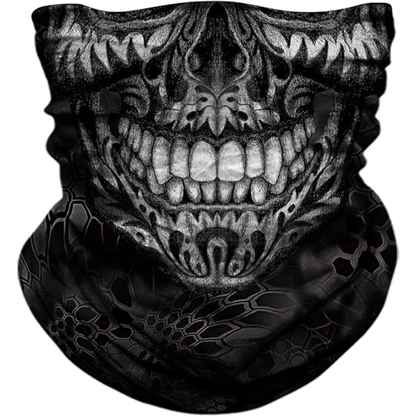 Motorcycle Face Mask America American Map Flag Seamless Neck