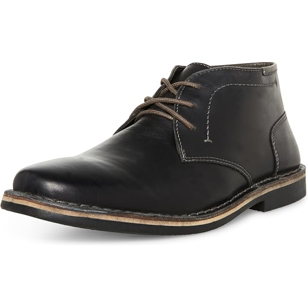 Marc Joseph Men\'s Black Chukka Boots Genuine Leather Pebble Grain Size 13 Amazon.com | Marc Joseph New York Men main image 4