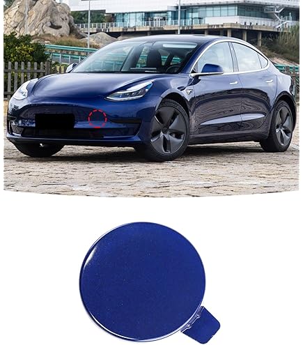 Car Front Bumper Tow Hook Cover Compatible With BMW 3 G20 G21 M-Sport 2018 2019 2020 2021 2022 Trailer Cover Cap 51118099893 Small Lid Towing Eye Cap