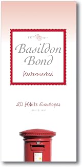 Basildon Bond P4TO 89x187 mm Peel and Seal Envelopes White Pack 20