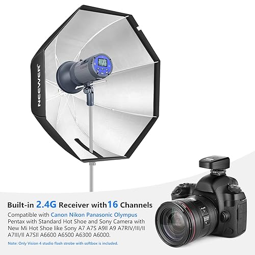Neewer Vision Studio Flash Strobe with Trigger and Reflector in