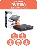 Oakcastle DVD100 Compact DVD Player Multi Region 1080p Upscale HDMI view 7