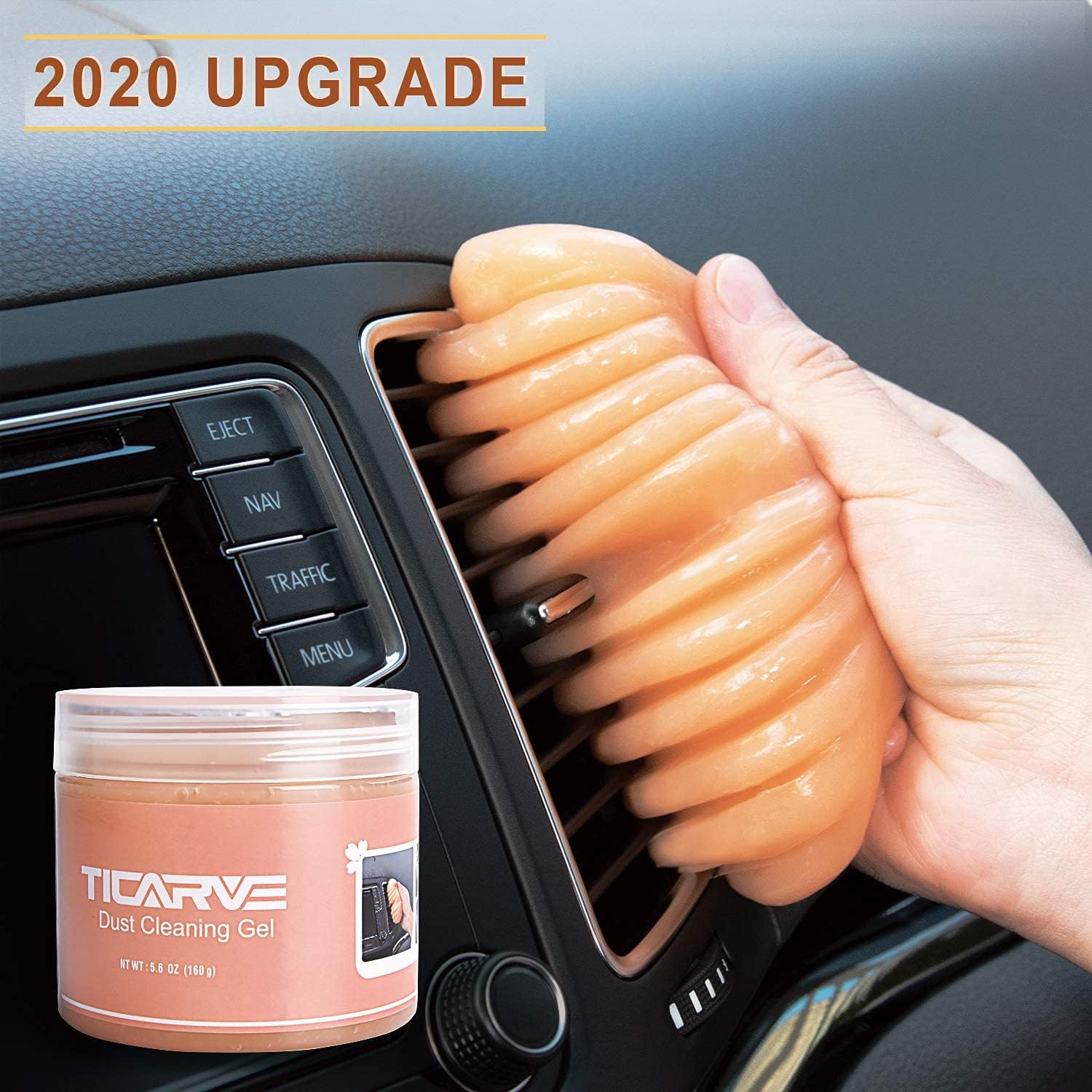 TICARVE Cleaning Gel for Car Detailing Putty Car Vent Cleaner Cleaning Putty Gel Auto Detailing Tools Car Interior Cleaner Dust Cleaning Mud for Cars Cleaning Slime New: Automotive