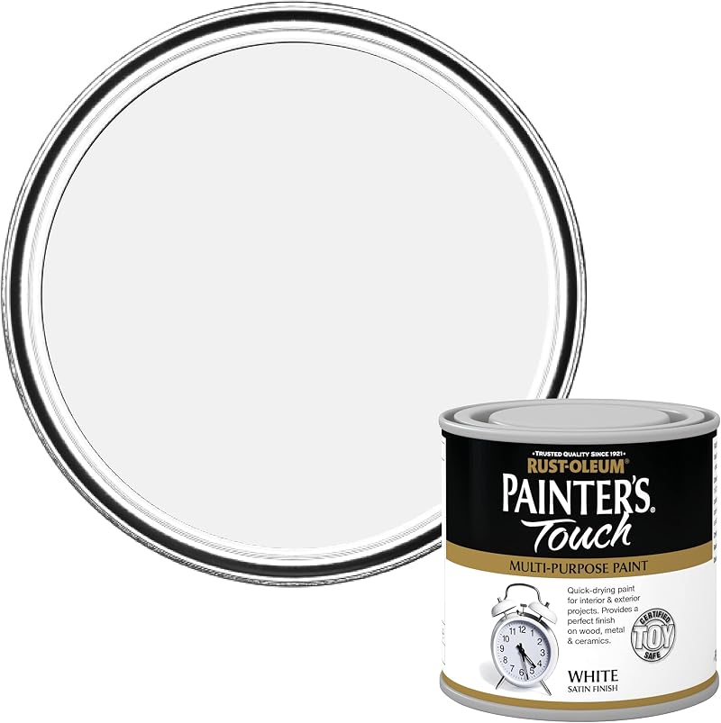Rust-Oleum Painter's Touch Toy Safe Paint Satin White 250ml