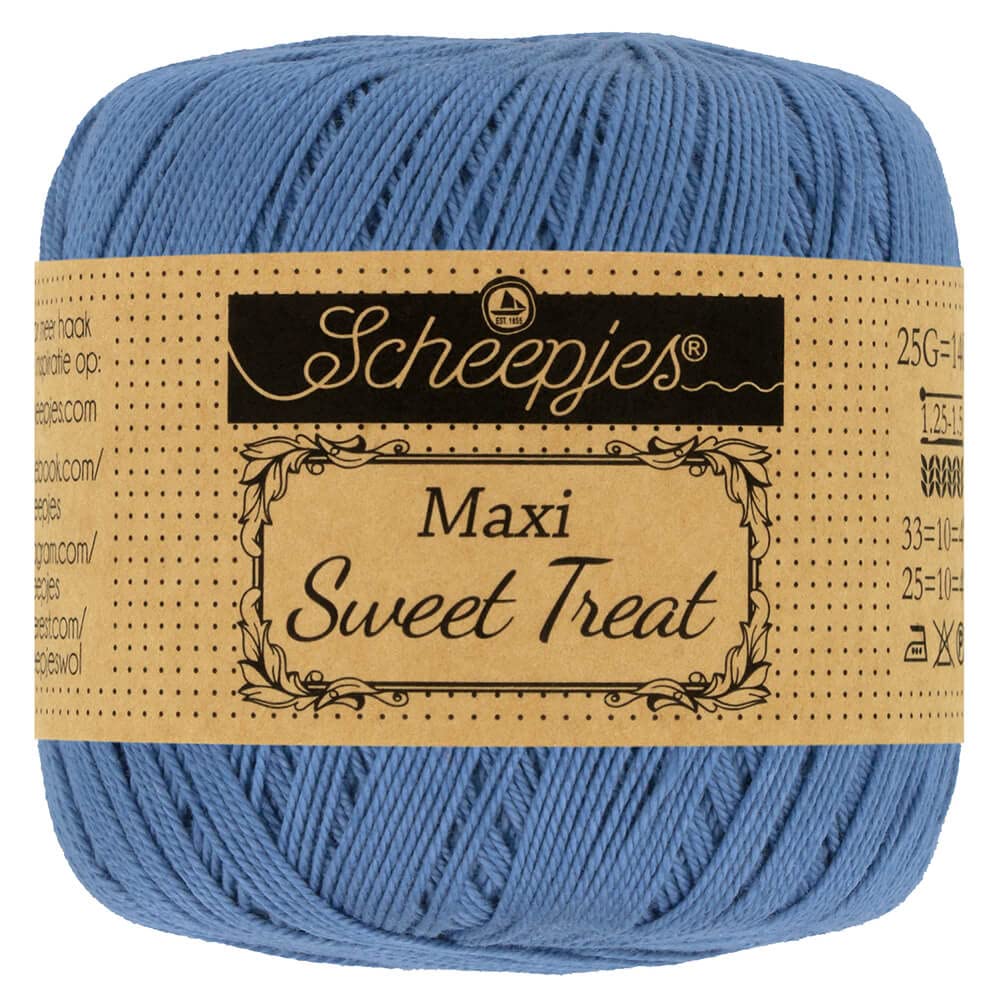 Scheepjes - Scheepjes Maxi Sweet Treat 261 Capri Blue Yarn - 1x25g — image 1