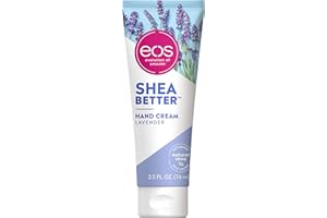 eos Shea Better Hand Cream - Lavender | Natural Shea Butter Hand Lotion and Skin Care | 24 Hour Hydration with Shea Butter & Oil | 2.5 oz,2040870