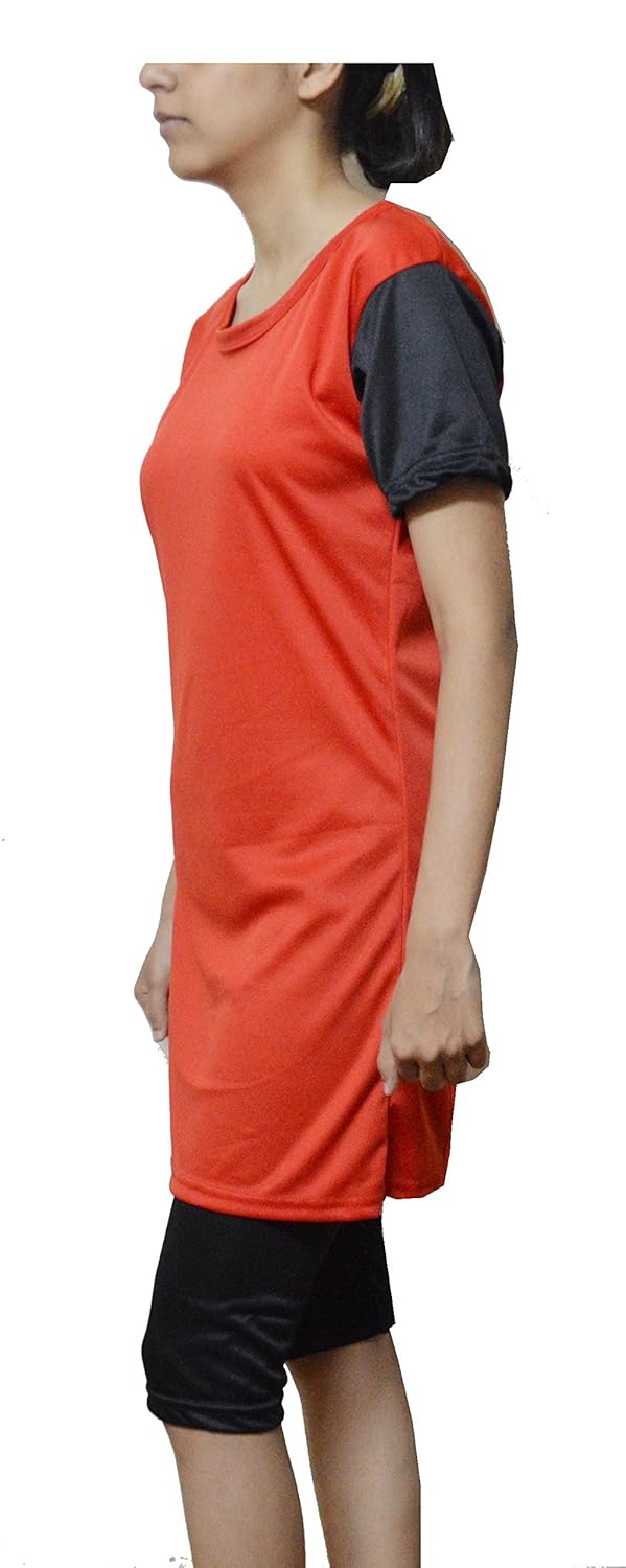 tab fashion swimwear for women(long)red