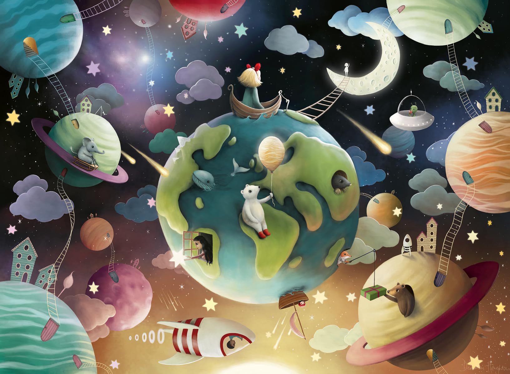 Ravensburger Planet Playground 100 Piece Jigsaw Puzzles for Kids Age 6 Years Up - Extra Large Pieces