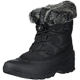 Kamik Momentum L2 Snow Boots for Women, Insulated Winter Boots | Thermal Winter Boots, Seam-Sealed Waterproof Nylon, HEAT-MX 145 Insulation, Faux Fur Collar, Moisture-Wicking Lining