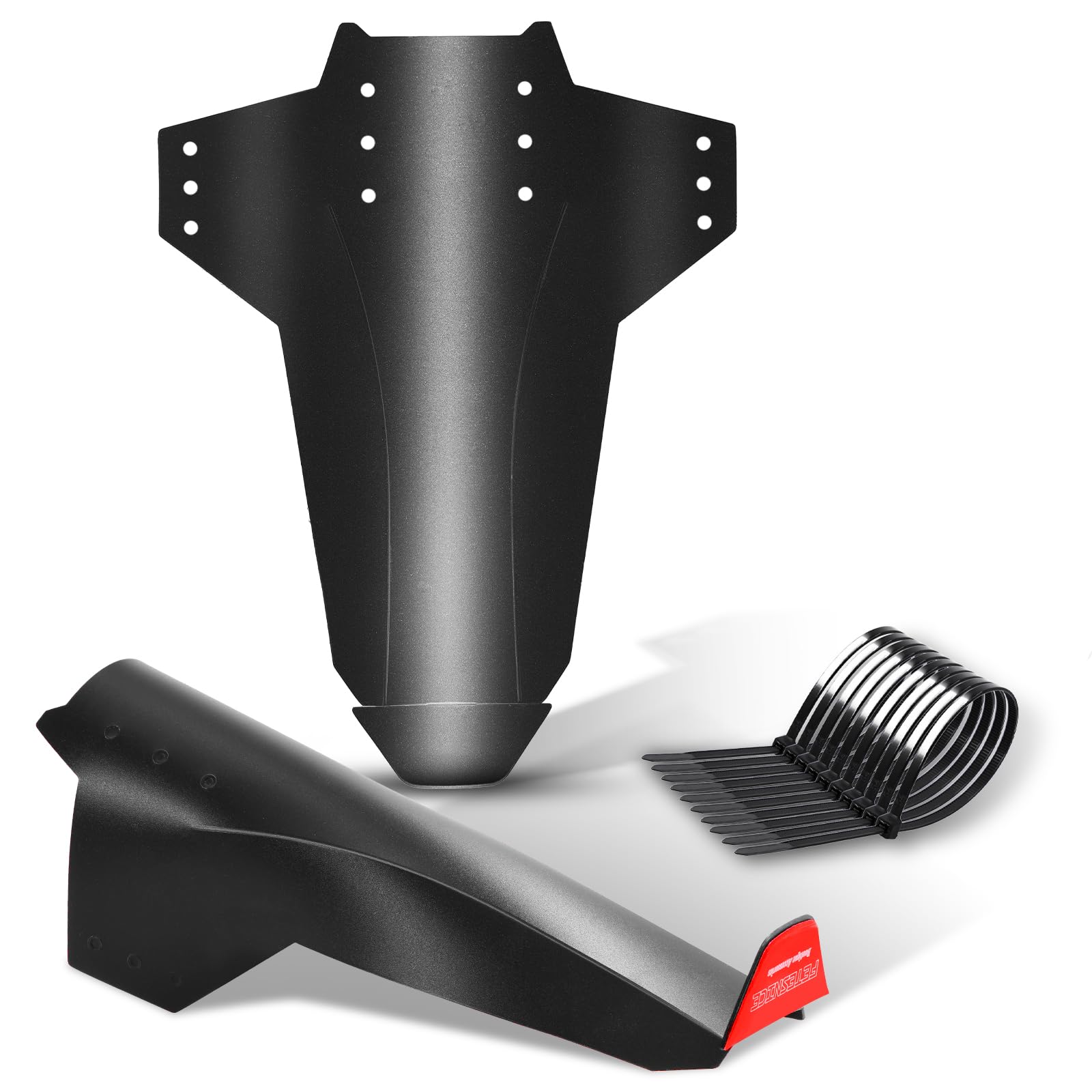 FETESNICE Reflector MTB Mudguard for Front and Rear, 2 Pieces Bicycle Mudguard Mudguard Fit 20-29 Inch – Effective Splash Protection for Your Mountain Bike