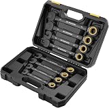 ss shovan 8PCS Ratchet Spanner Set 8-19mm Chrome Vanadium Storage Box view 8