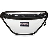 JanSport Clear Waistpack &ndash; 1L Transparent Fanny Pack, One Main Compartment, Adjustable Hip Belt &amp; Crossbody Strap, Clear