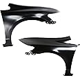 Garage-Pro Front Fender Set of 2 Compatible With Honda Civic 2006-2011, Primed, Steel, 4-Door, Sedan, Driver and Passenger Side