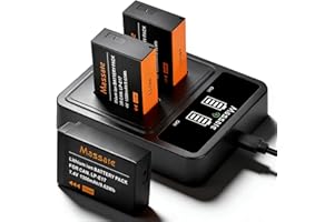 Massate 3Pcs P-E17 Battery + LED PD20W Fast Charger—Full Power 2.5H, LP-E17 for Canon EOS RP R8 R10 R50 R100, Rebel T8i T7i T