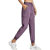 Libin Women's Cargo Joggers Lightweight Quick Dry Hiking Pants Athletic Lounge Casual Travel