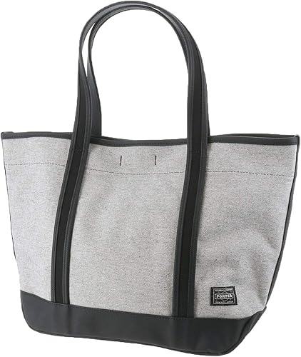 Amazon Co Jp ポーターガール 吉田カバン Porter Girl トートバッグ M Boyfriend Tote Chambrayボーイフレンドトートシャンブレー 1 ブラック シューズ バッグ