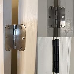 TDCHINGES 18 Pack Door Hinges 3.5 Inch Matte Black