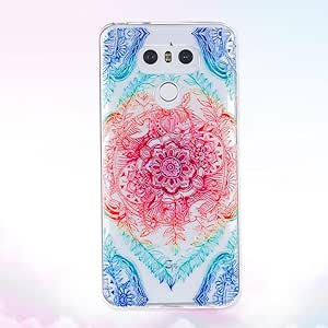 Cubierta del teléfono en Relieve Varnish Combo Soft Lace Flower Pattern