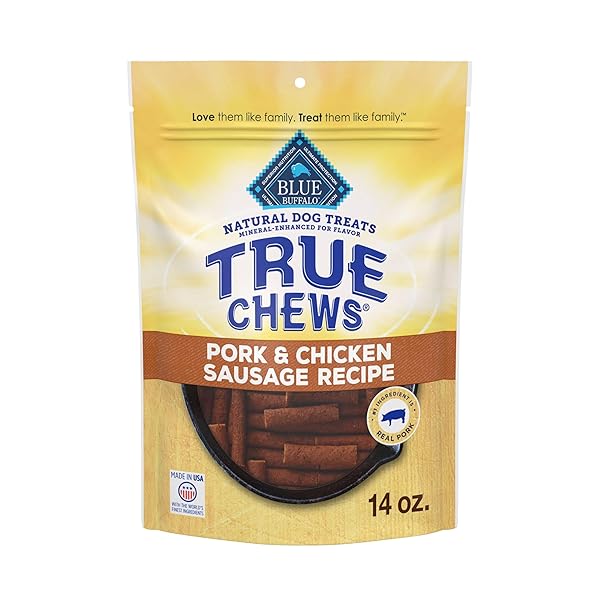 BLUE BUFFALO TRUE CHEWS DOG TREATS, MADE IN...