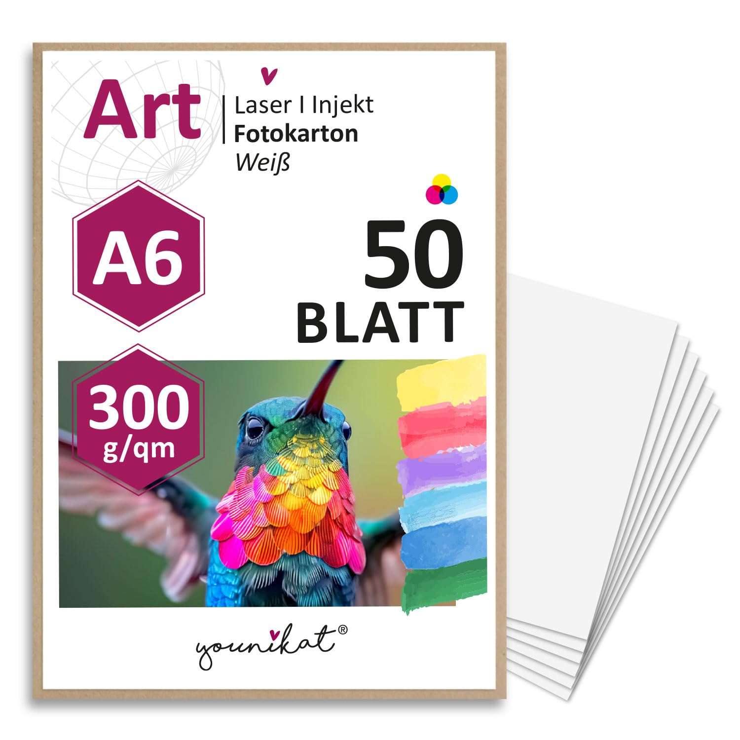 Versatile blanc Post Cards I cardboard sheets for scrapbooking and DIY projects I dv_337