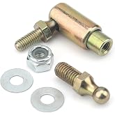 Throttle Disconnect 10-32 Female Thread Quick Release Ball Joint | Throttle Cable Ball End Connector for Carburetor Linkage, Steel Replacement Joint for Automotive Throttle Control Systems