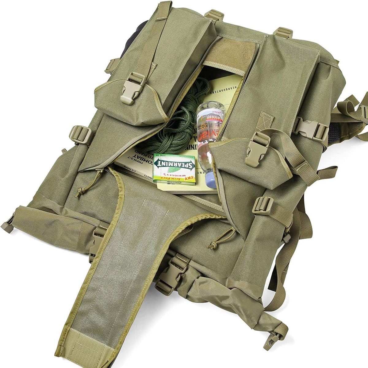 Amazon Magforce Bush Craft Inc 日本限定生産 ブッシュクラフトバックパック Mf 0558 リュックサック クーポン対象外 ワンサイズ Khaki Foliage Magforce マグフォース リュック バックパック