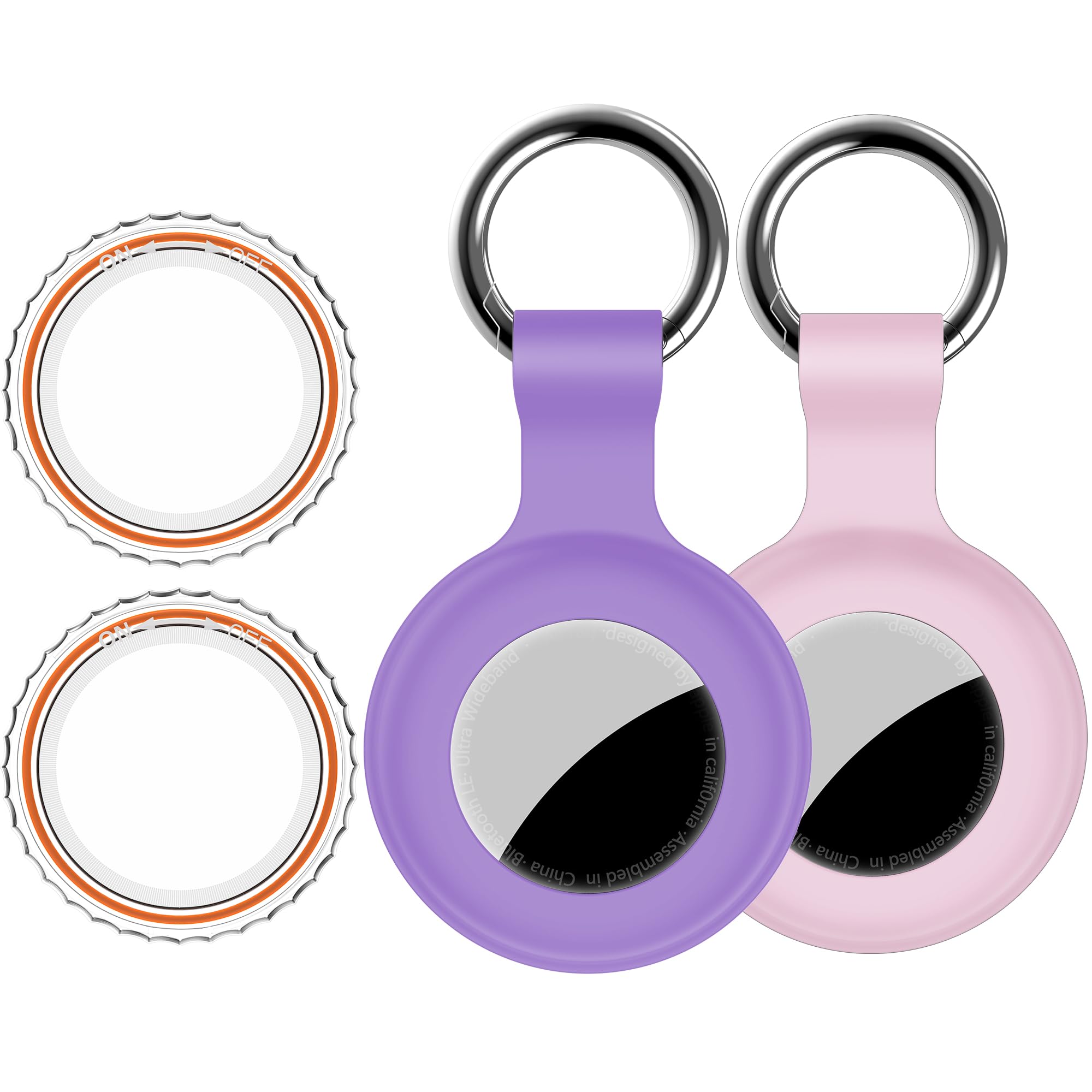 2Pack,Compatible with Airtag Holder Case with