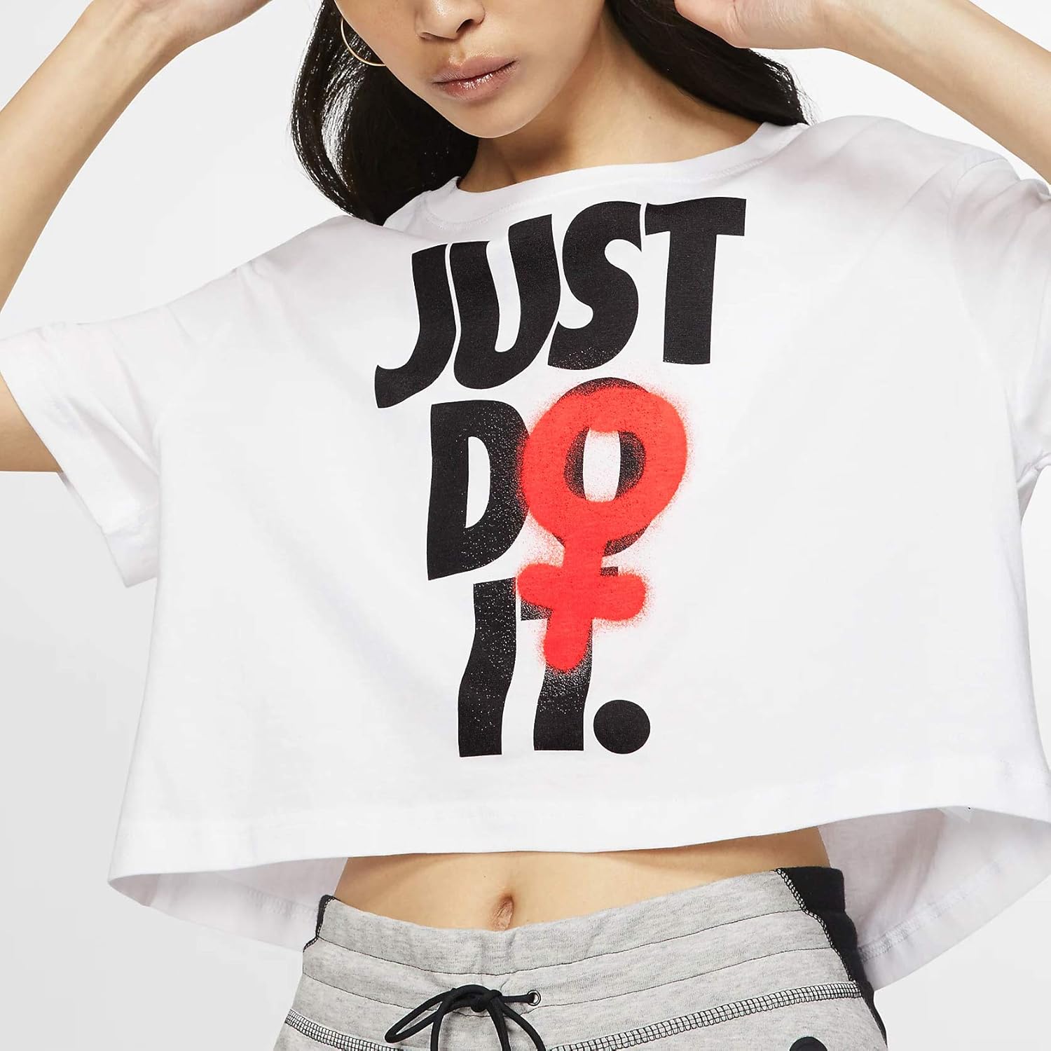 nike crop top rebel